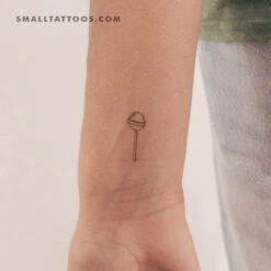 Lollipop Temporary Tattoo (Set Of 3)