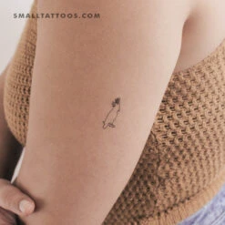 Fine Line Cockatoo Temporary Tattoo (Set Of 3)