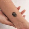 Small Black Sugar Skull Temporary Tattoo - Set Of 3 -Da Vinci Shop 1717776451794