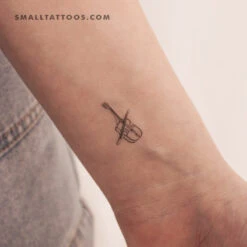 Violin Temporary Tattoo - Set Of 3