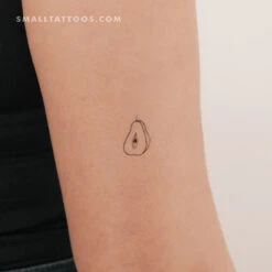 Pear Temporary Tattoo (Set Of 3)