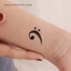 Bass Clef Temporary Tattoo (Set Of 3) -Da Vinci Shop 1717865603215