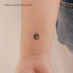 Raspberry Temporary Tattoo (Set Of 3)