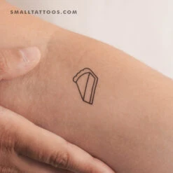 Pie Slice Temporary Tattoo (Set Of 3)