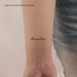 'Familia' Temporary Tattoo (Set Of 3)