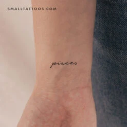 Pisces Temporary Tattoo - Set Of 3 -Da Vinci Shop 1718640815692