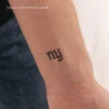 Medieval Font NY Temporary Tattoo - Set Of 3 -Da Vinci Shop 1718640957920