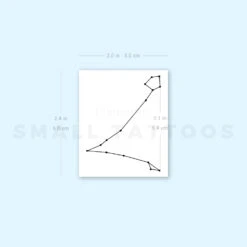Pisces Constellation Temporary Tattoo (Set Of 3) -Da Vinci Shop 1718783537 image1 st 750px