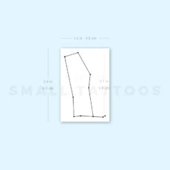 Gemini Constellation Temporary Tattoo (Set Of 3) -Da Vinci Shop 1718787018 image1 st 750px