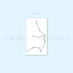 Aquarius Constellation Temporary Tattoo (Set Of 3) -Da Vinci Shop 1718794638 image1 st 750px
