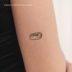 Pain Au Chocolat Temporary Tattoo (Set Of 3)