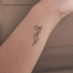 Snowdrop Temporary Tattoo (Set Of 3)