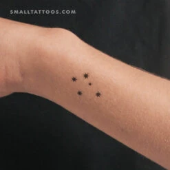 Small Crux Constellation Temporary Tattoo (Set Of 3)