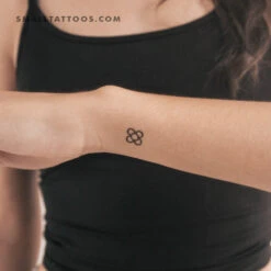 Small Flower Of Barcelona Temporary Tattoo - Set Of 3