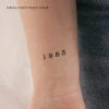1983 Birth Year Temporary Tattoo (Set Of 3) -Da Vinci Shop 1720449969828