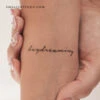 Daydreaming Temporary Tattoo (Set Of 3) -Da Vinci Shop 1720450587188