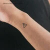 Caution Symbol Temporary Tattoo (Set Of 3) -Da Vinci Shop 1721059798553
