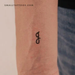 Selena G Letter Temporary Tattoo (Set Of 3)