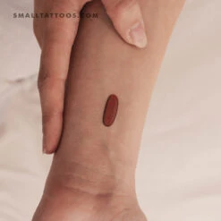 Red Pill Temporary Tattoo - Set Of 3