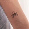 Danger Skull Temporary Tattoo - Set Of 3 -Da Vinci Shop 1721061123315