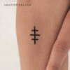Salem Cross Temporary Tattoo (Set Of 3) -Da Vinci Shop 1721061444535
