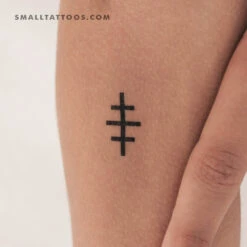 Salem Cross Temporary Tattoo (Set Of 3)