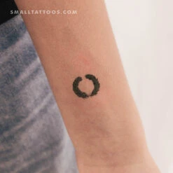 Seal Of Texas Olive And Live Oak Branches Temporary Tattoo (Set Of 3)