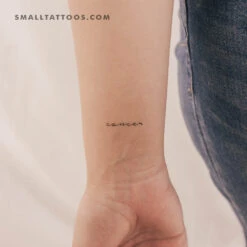 Cancer Temporary Tattoo - Set Of 3