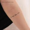 If Not Me, Who Temporary Tattoo (Set Of 3) -Da Vinci Shop 1721641085143