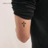 Earth Cross Temporary Tattoo (Set Of 3)
