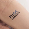 Fuck Prostate Cancer Temporary Tattoo (Set Of 3) -Da Vinci Shop 1721643284132
