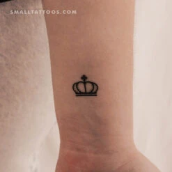 King Crown Temporary Tattoo (Set Of 3)