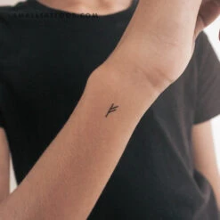 Fehu Rune Temporary Tattoo (Set Of 3)