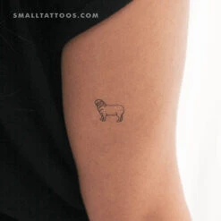 Ram Temporary Tattoo - Set Of 3