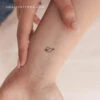 Tiny Heart And Arrow Temporary Tattoo (Set Of 3) -Da Vinci Shop 1722357494766