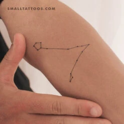 Pisces Constellation Temporary Tattoo (Set Of 3) -Da Vinci Shop 1722943540954