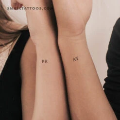 'Pray' Matching Temporary Tattoo (Set Of 3)