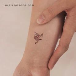 Color Humpty Dumpty Temporary Tattoo (Set Of 3)