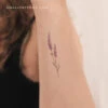 Watercolor Lavender Temporary Tattoo (Set Of 3) -Da Vinci Shop 1722945476335