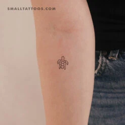 Little Turtle Temporary Tattoo (Set Of 3)