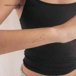 Small Leo Constellation Temporary Tattoo (Set Of 3)