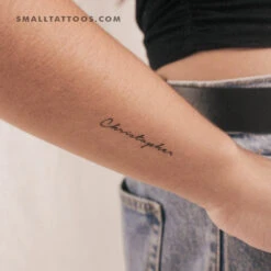 Christopher Temporary Tattoo (Set Of 3)