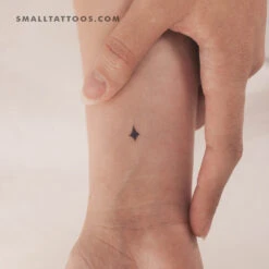 Tiny Blue Star Temporary Tattoo By Zihee (Set Of 3)