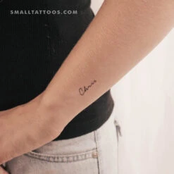 Chris Temporary Tattoo (Set Of 3) -Da Vinci Shop 1724154095673