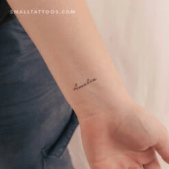 Amelia Temporary Tattoo (Set Of 3)