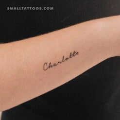 Charlotte Temporary Tattoo (Set Of 3)