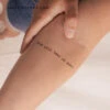 Love Will Tear Us Apart Temporary Tattoo (Set Of 3) -Da Vinci Shop 1724664970185