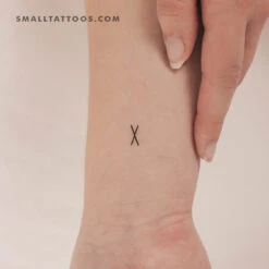 Gyfu Rune Temporary Tattoo (Set Of 3)