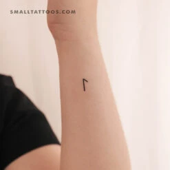 Laguz Rune Temporary Tattoo (Set Of 3)