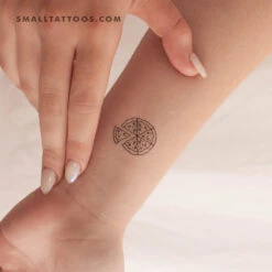 Pizza Slices Temporary Tattoo (Set Of 3)